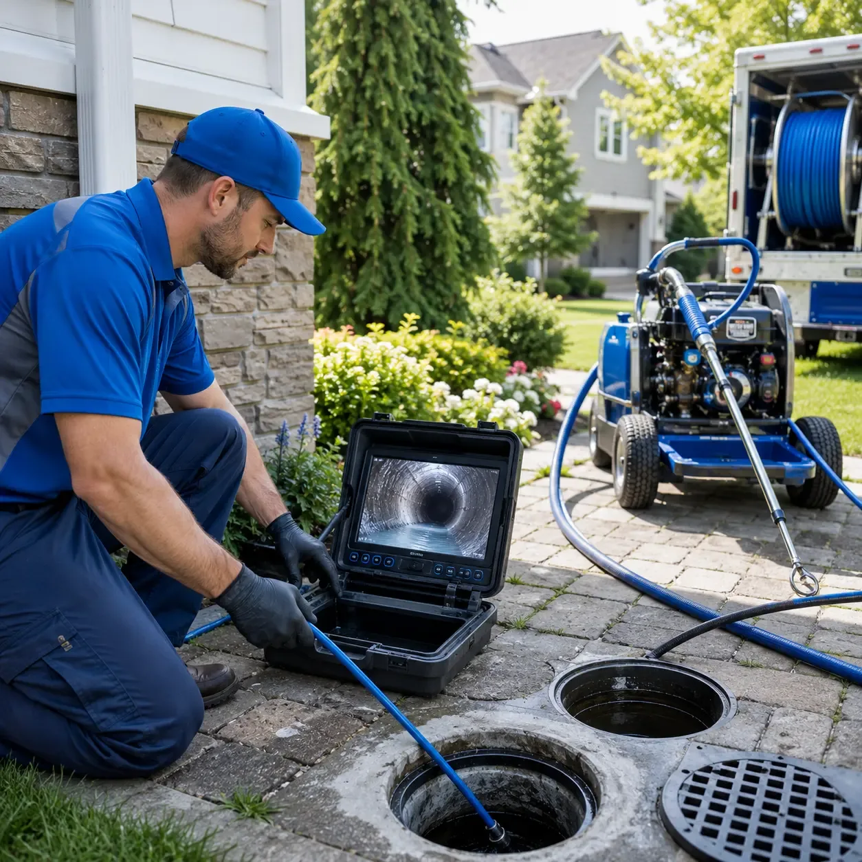 Outdoor drain cleaning professionals serving Bee, VA
